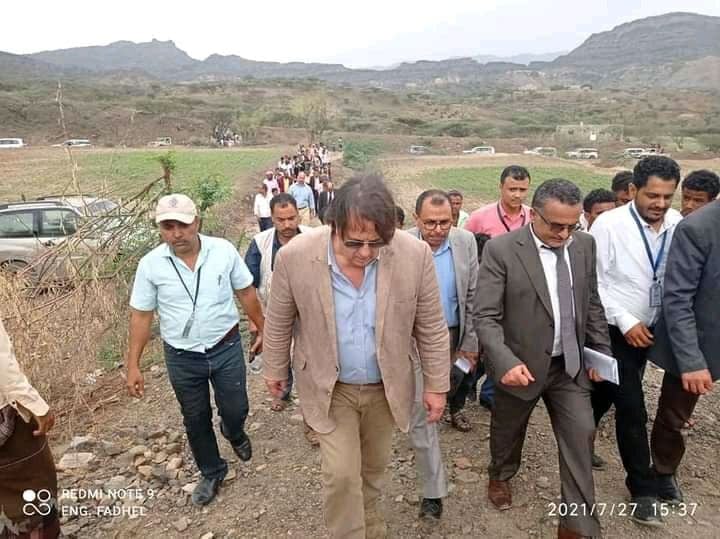 وفد مشترك من الحكومة ومنظمات دولية يختتم زيارة لمحافظتي تعز والحديدة