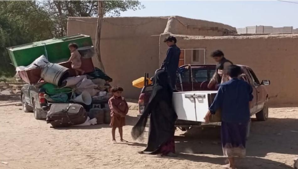 تقرير تطورات حالة النزوح الجديدة في مأرب: أفظع صور العنف والإرهاب