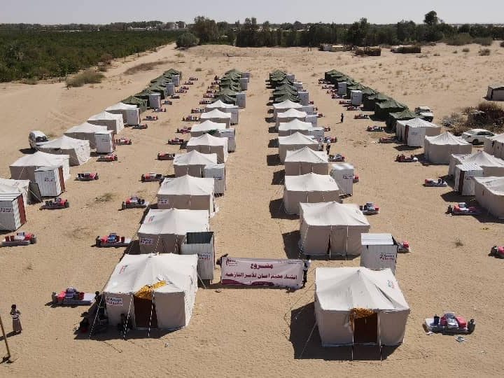 مأرب: الوحدة التنفيذي تدشن مخيم أمان بمديرية الوادي