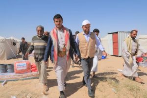 وحدة النازحين تدشن إفتتاح مخيم أمان بمديرية الوادي 6