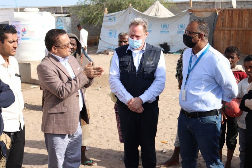 السعدي يلتقي وفدا من الاتحاد الأوربي والوكالتين السويدية والسويسرية