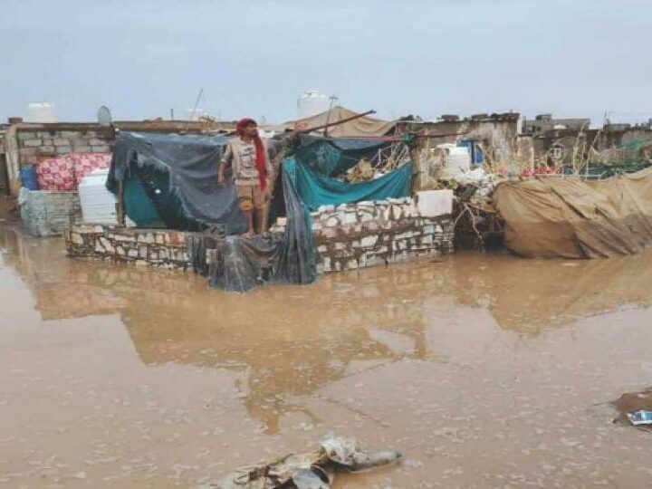 Report of Rainfall damages IDPs tents in Marib