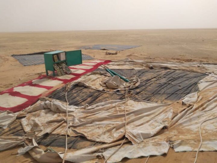 Rainfall Causes damage in IDPs Shelters in AlGaran Hadramout 12 Aug 2022