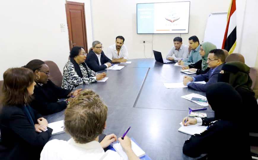 رئيس الوحدة التنفيذية يناقش مع الأوتشا سبل التنسيق والتعاون في العمل الإنساني