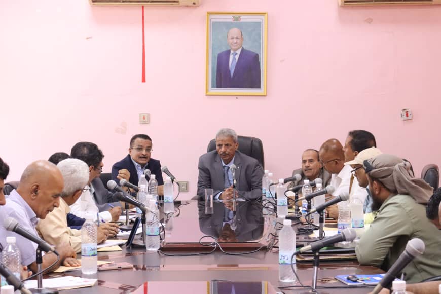 اجتماع في لحج لتعزيز التنسيق بين السلطة المحلية والوحدة التنفيذية