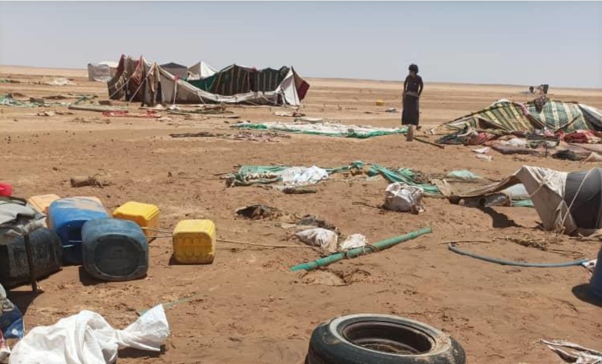 Report: Over 3,000 Displaced Families Affected by Rains in 5 Governorates
