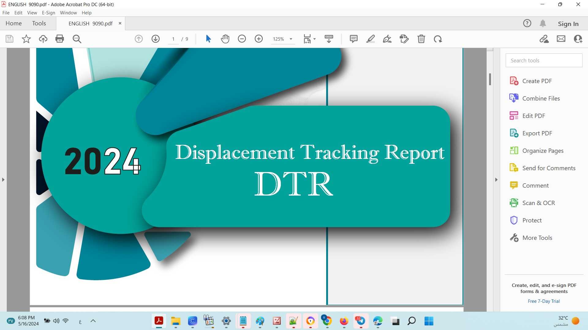 First Quarterly Report on Displacement Movement in Yemen 2024